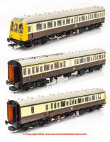 35-500Z Bachmann Class 117 3 Car DMU Set number B430 in GW 150 Chocolate & Cream livery